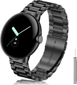 Google Pixel Watch      Stainless Steel Strap   Black