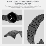 Google Pixel Watch      Stainless Steel Strap   Black