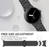 Google Pixel Watch      Stainless Steel Strap   Black