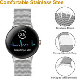 Google Pixel Watch      Milanese Loop Strap   Silver
