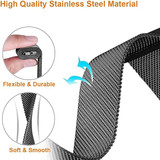 Google Pixel Watch      Milanese Loop Strap   Black