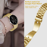 Google Pixel Watch      Stainless Steel Strap   Gold