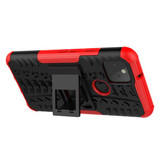 Google Pixel 5      Heavy Duty Case    Red