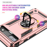 Google Pixel 6a      Military Armour Ring Case    RoseGold
