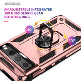 Google Pixel 7 Pro      Military Armour Ring Case    RoseGold