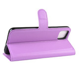 Google Pixel 4      Pu Wallet Case    [Purple]