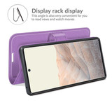 Google Pixel 6 Pro      Pu Wallet Case    [Purple]