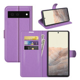 Google Pixel 6      Pu Wallet Case    [Purple]