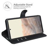 Google Pixel 6      Pu Wallet Case    [Black]