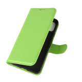 Google Pixel 4A 5G      Pu Wallet Case    [Green]