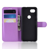 Google Pixel 3A Xl      Pu Wallet Case    [Purple]