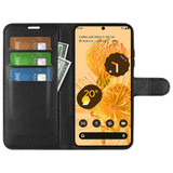 Google Pixel 7      Pu Wallet Case    [Black]