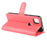 Google Pixel 4A 4G      Pu Wallet Case    [Red]