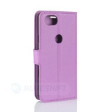 Google Pixel 2      Pu Wallet Case    [Purple]