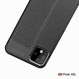 Google Pixel 4 XL      Leather Texture Case    Red