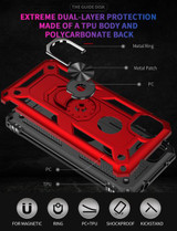 Google Pixel 4a 4G      Military Armour Case    Red