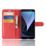 Google Pixel 3      Pu Wallet Case    [Red]