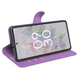 Google Pixel 6A      Pu Wallet Case    [Purple]