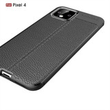 Google Pixel 4      Leather Texture Case    Black