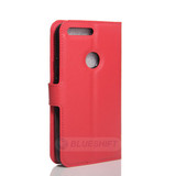 Google Pixel      Pu Wallet Case    [Red]