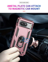 Google Pixel 8a      Military Armour Ring Case    RoseGold