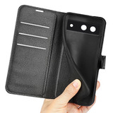Google Pixel 8A      Pu Wallet Case    [Black]