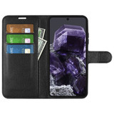 Google Pixel 8A      Pu Wallet Case    [Black]