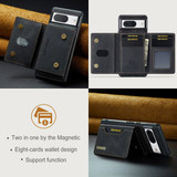 Google Pixel 8      Magnetic Wallet    Black