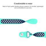 Fitbit Charge 3      Silicone Strap   Mint/Navy