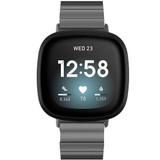 Fitbit Versa 4      Stainless Steel Strap   Black