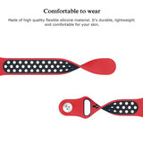 Fitbit Charge 3      Silicone Strap   Red/Black