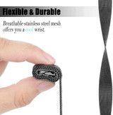 Fitbit Versa 4      Milanese Loop Strap   Black