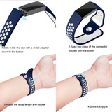 Fitbit Charge 3      Silicone Strap   Navy/White