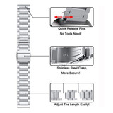 Fitbit Versa      Stainless Steel Strap   Silver