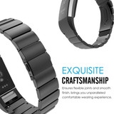 Fitbit Charge 2      Stainless Steel Strap   Black