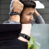 Fitbit Charge 3      Milanese Loop Strap   Black