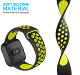 Fitbit Versa      Silicone Strap   Black/Volt