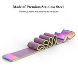 Fitbit Charge 3      Milanese Loop Strap   Rainbow