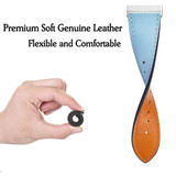 Fitbit Versa 4      PU Leather Strap   Blue