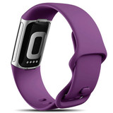 Fitbit Charge 5      Silicone Strap   Purple