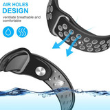 Fitbit Versa      Silicone Strap   Black/Grey