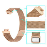 Fitbit Inspire 3      Milanese Loop Strap   Gold