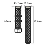 Fitbit Charge 5      Silicone Strap   White