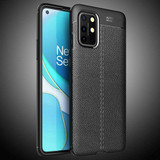 OnePlus 8T      Leather Texture Case    Black