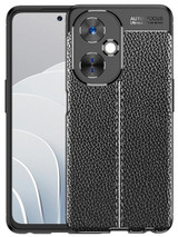 OnePlus Nord CE 3 Lite      Leather Texture Case    Black
