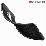 OnePlus 8 Pro      Leather Texture Case    Black
