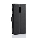 Oneplus 6T      Pu Wallet Case    [Black]