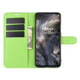 Oneplus Nord      Pu Wallet Case    [Green]