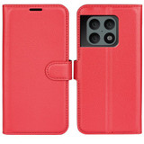 Oneplus 10 Pro      Pu Wallet Case    [Red]