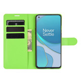 Oneplus 8T      Pu Wallet Case    [Green]